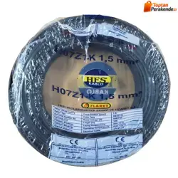 Hes Nyaf Kablo 1,5 Mm Siyah (H07z1-K) Halojen Free